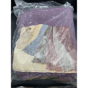Granite Mills 100% Olefin Decorative Throw Purple Lavender